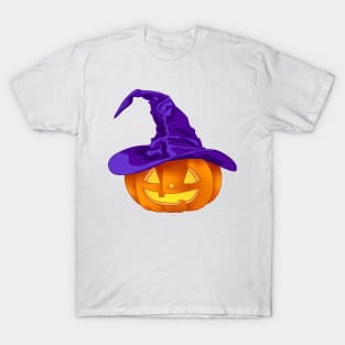 A Short Witchy Pumpkin (Bright Green) T-Shirt